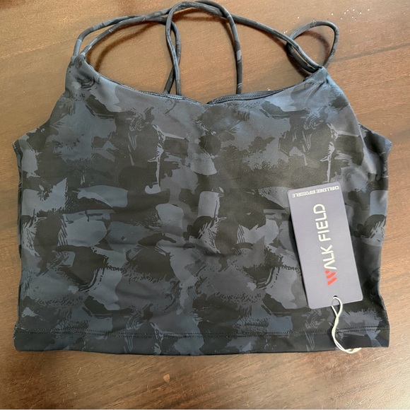 walkfield Other - Walk Field Black Camo Longline Sports Bra – Size Large – NWT